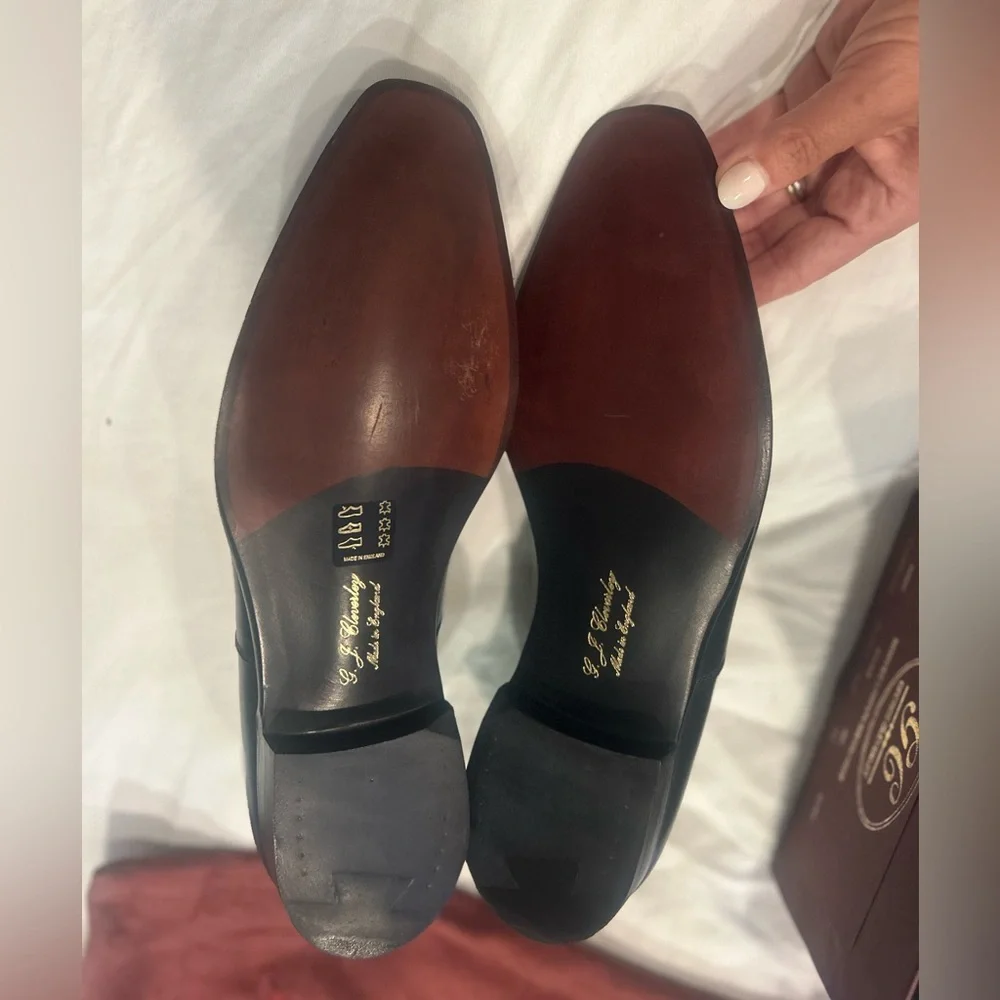 Never worn ultra-luxury calfskin George Cleverley 